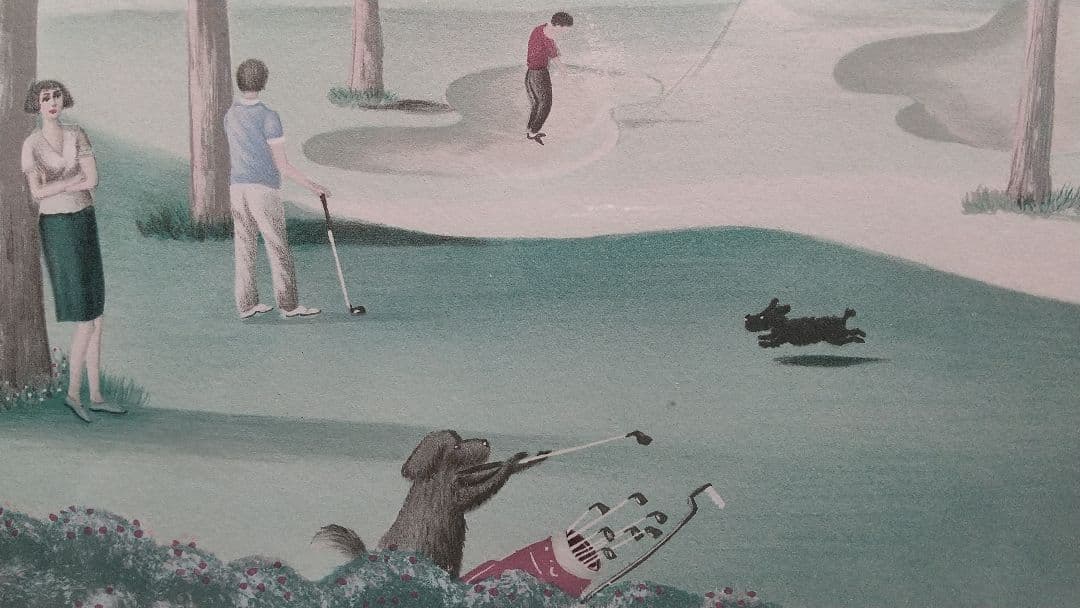 犬のゴルフ　アランボネック