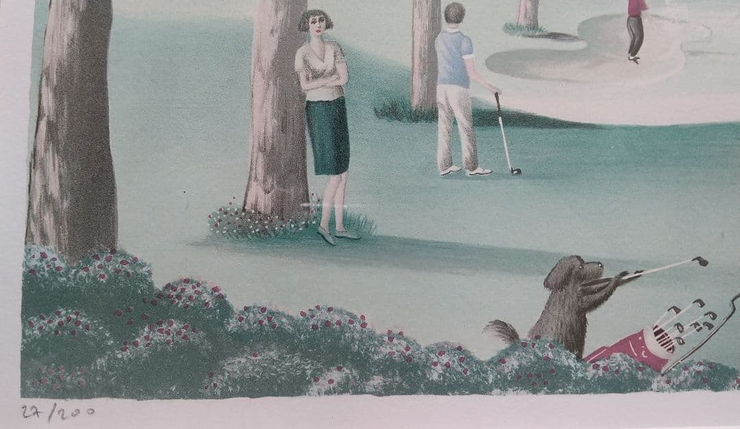 犬のゴルフ　アランボネック