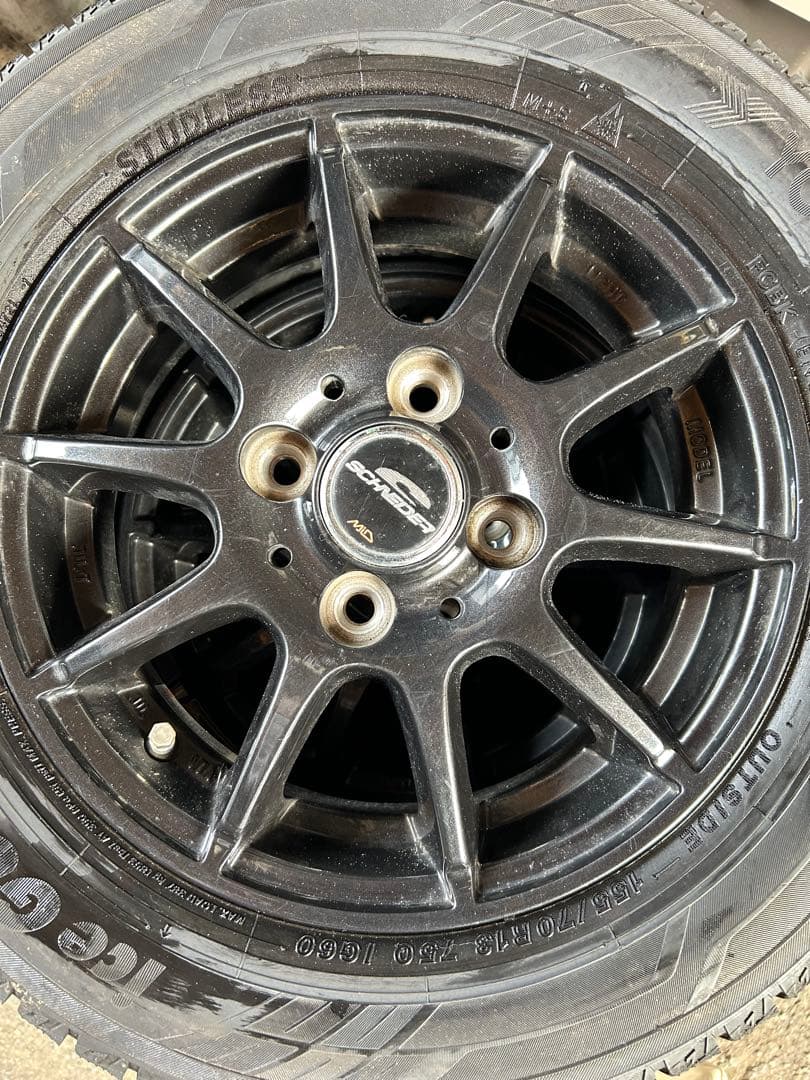 ⭐︎新春セール⭐︎ヨコハマ　スタッドレスiG60 4本　155/70R13 21年製
