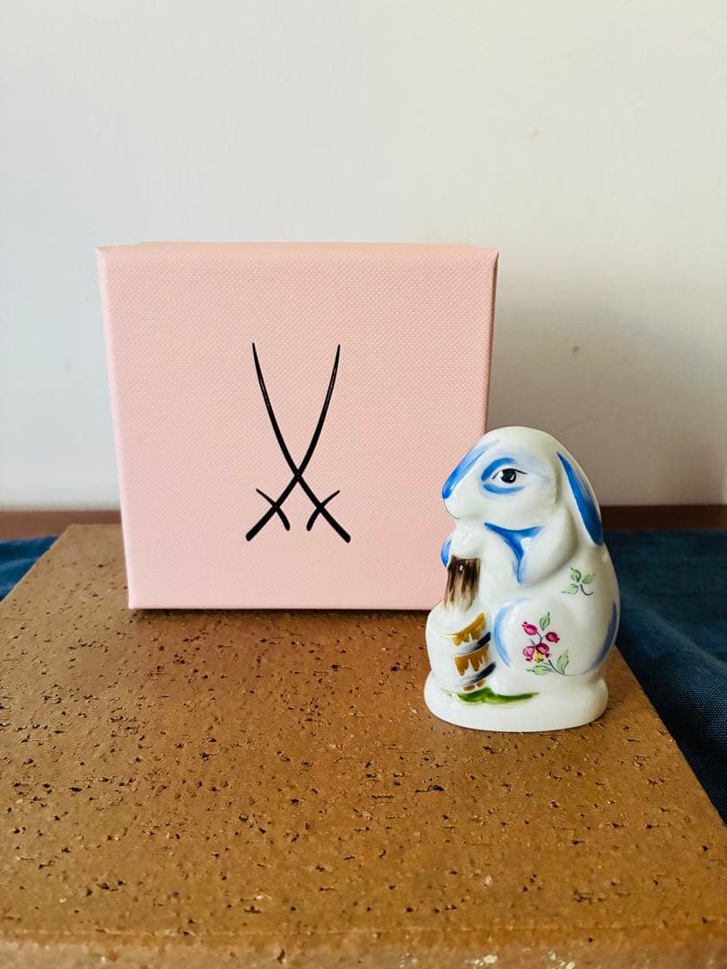 マイセン干支　ウサギ　オス