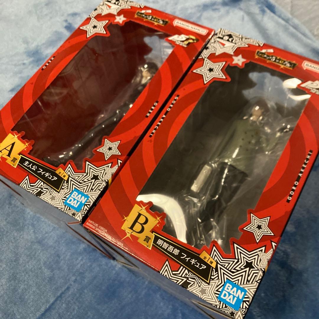 ペルソナ　P5R　一番くじ　A賞　B賞　主人公　雨宮蓮　吾郎　フィギュア