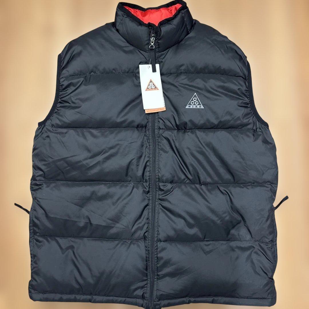 希少NIKE ACGブラック　ダウンベスト　XL 未使用