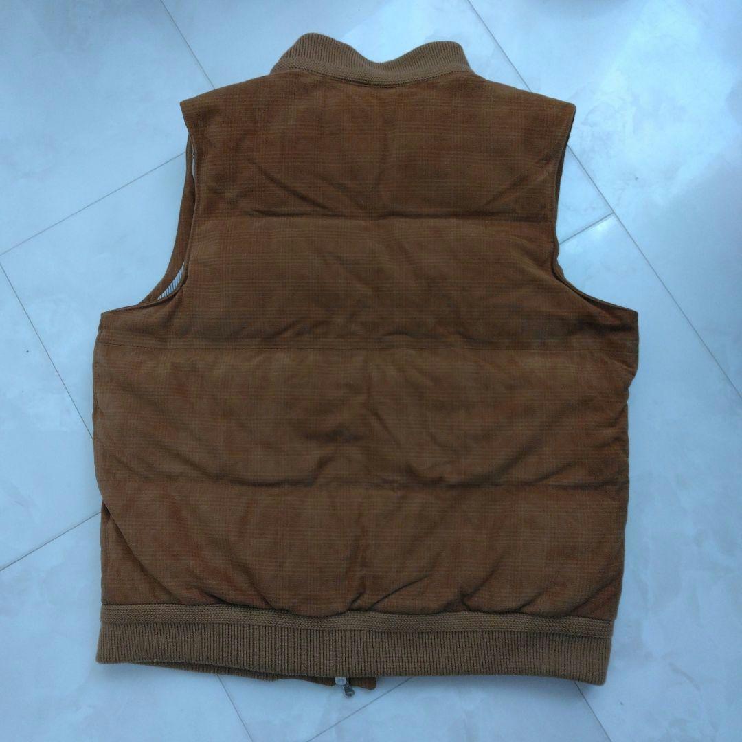 美品　 cinquanta ヤギ革　ダウン90 チンクアンタ スエード　ベスト