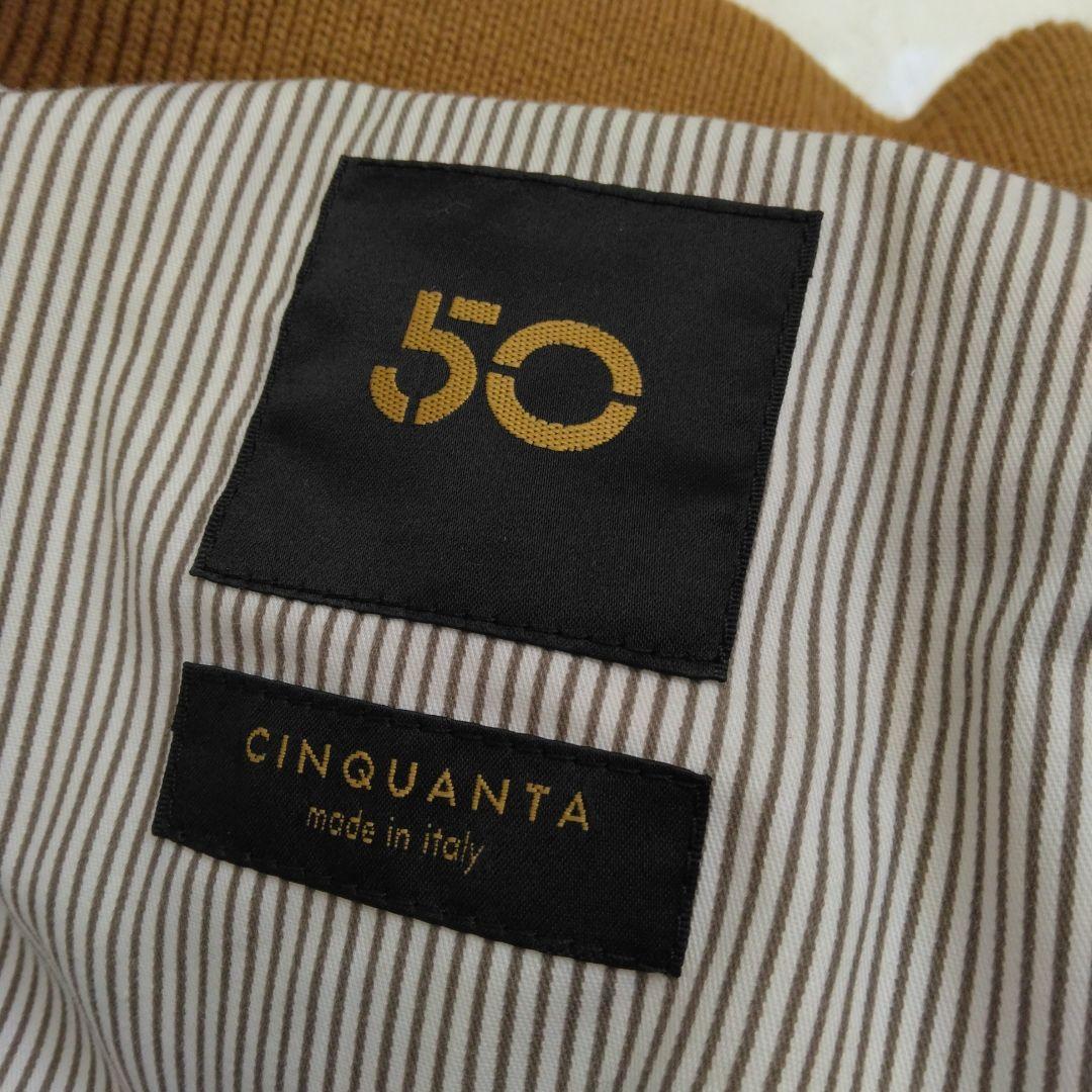 美品　 cinquanta ヤギ革　ダウン90 チンクアンタ スエード　ベスト