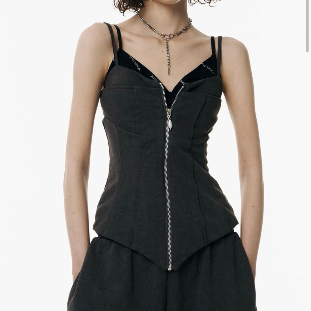 JOSEMOON ジョゼムーン PIGMENT SWEAT BUSTIER