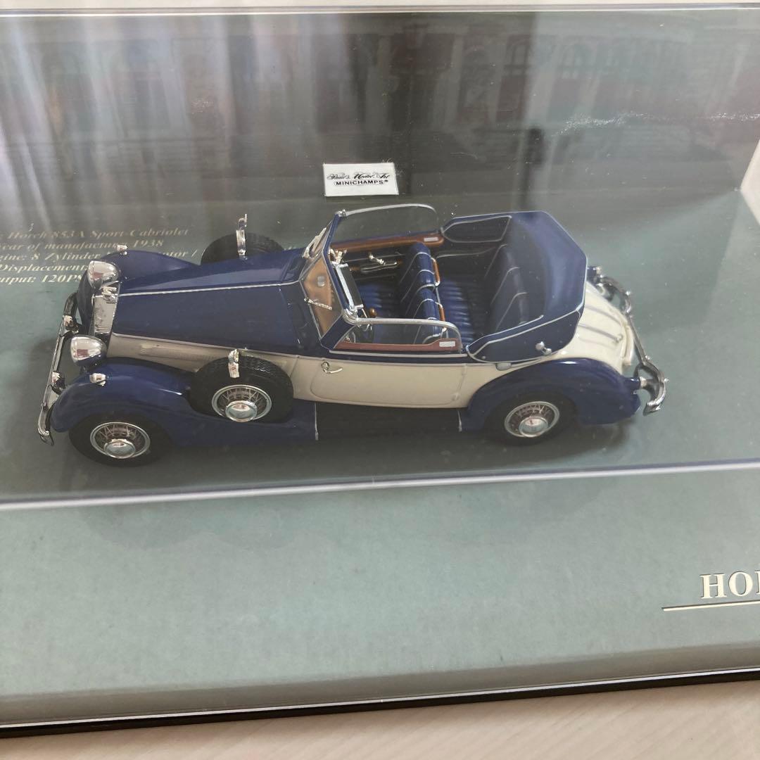 Horch 853A カブリオレ 1938 1/43 ブルー