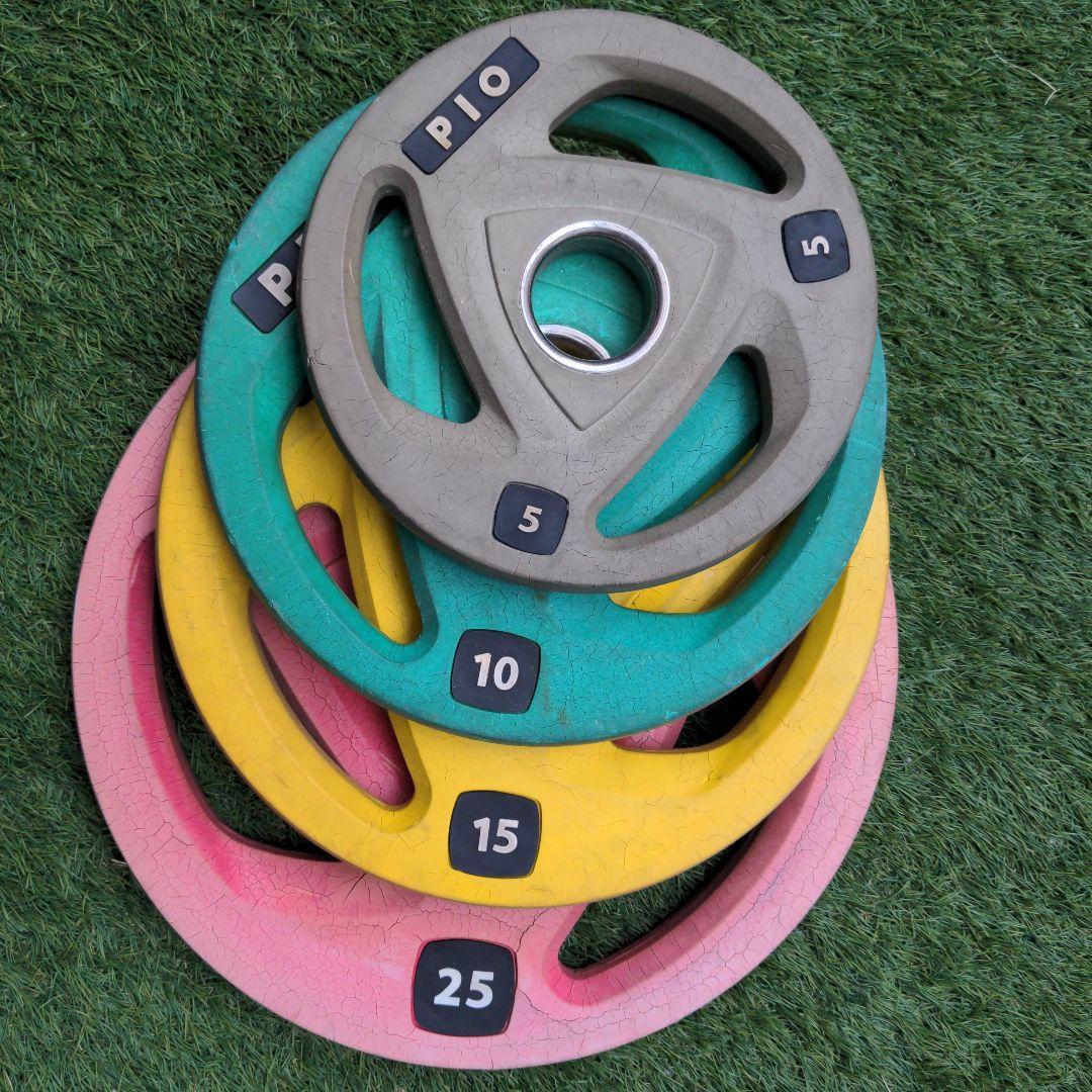 バーベル１１０kgセット　オリンピックプレート　引き取り限定