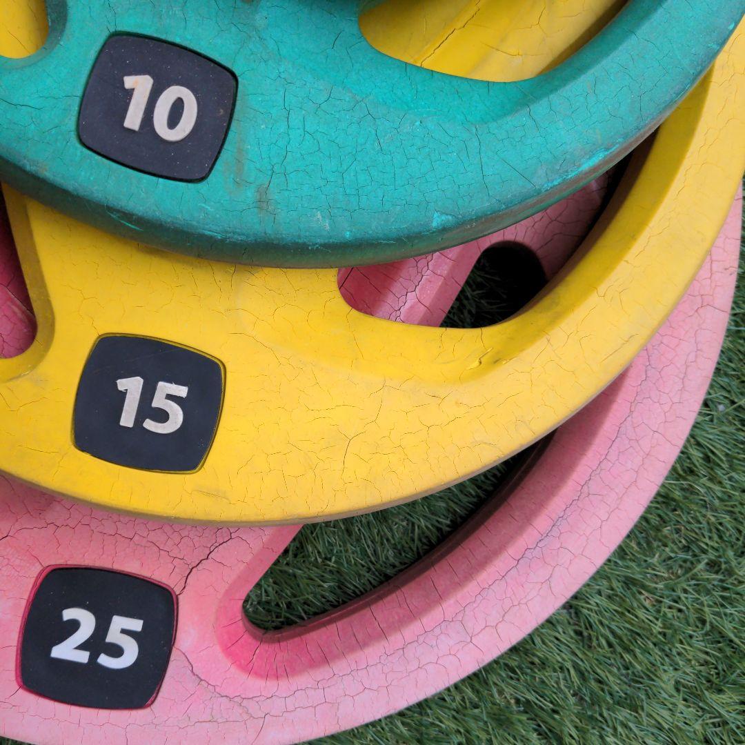 バーベル１１０kgセット　オリンピックプレート　引き取り限定