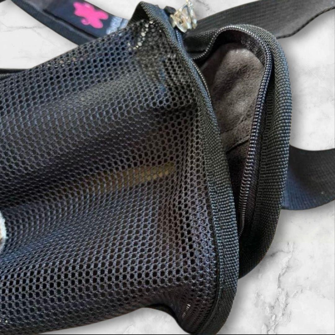 希少FUNDLE ファンドルペットスリング グレー×レオパード キャリーバッグ