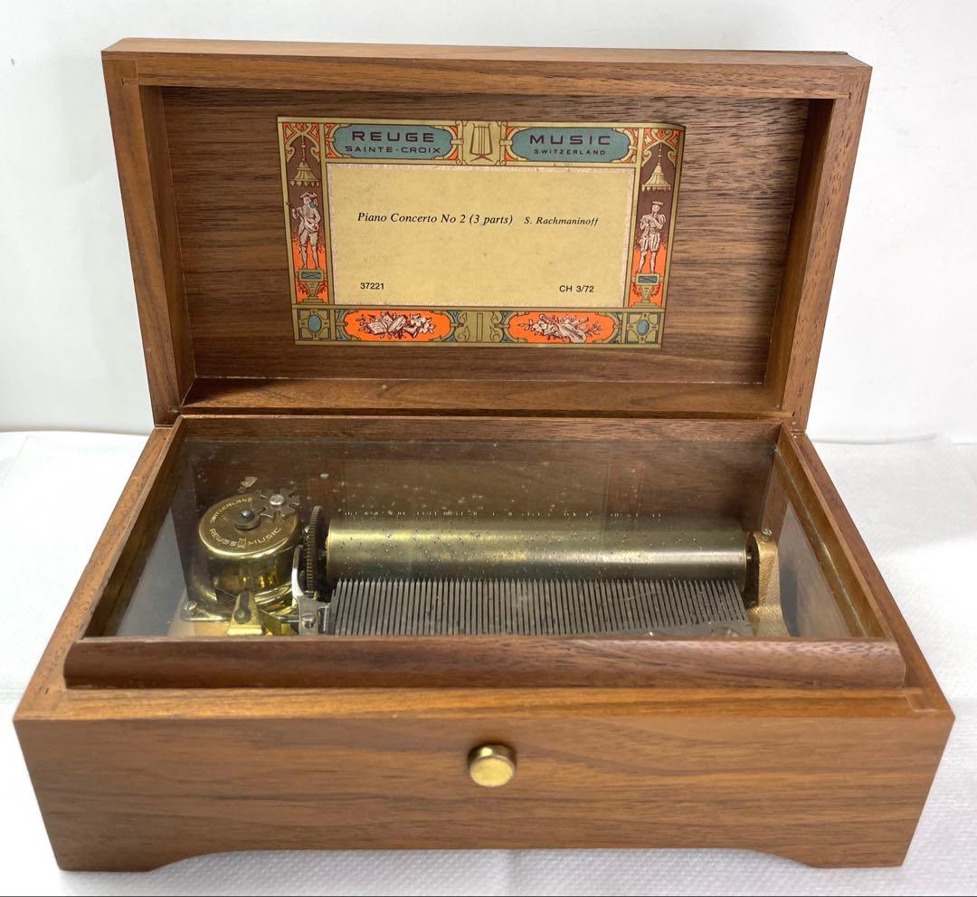 REUGE オルゴール 72弁 3曲 ラフマニノフ ピアノ協奏曲第2番