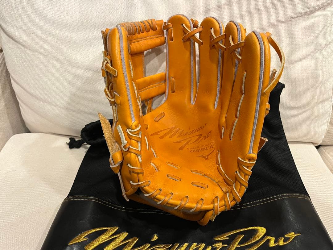 【極美品】MizunoPro ミズノプロ オーダー 内野用軟式グラブ サイズ10
