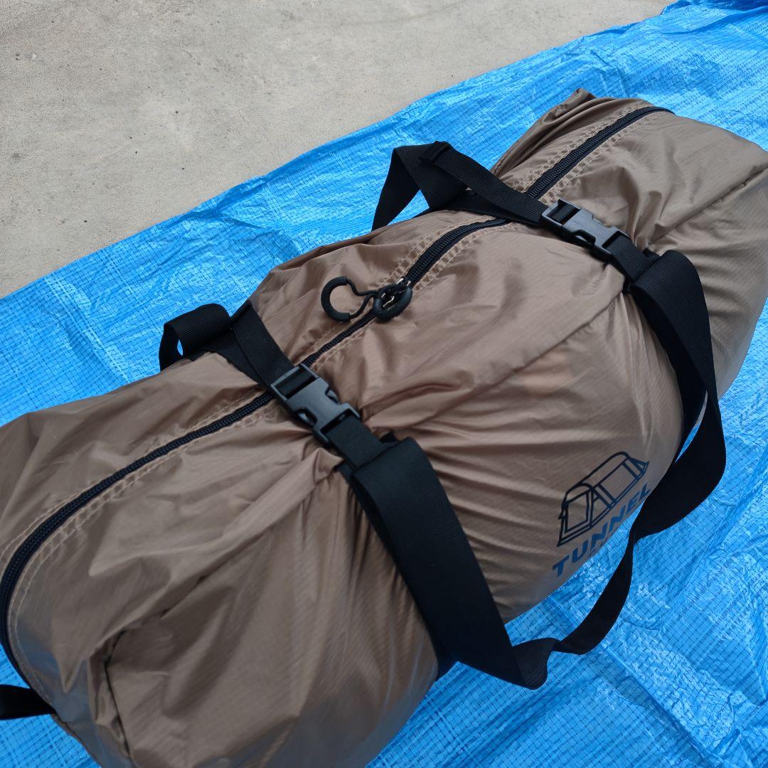 【美品】ヴァストランド トンネルテント デュオ（FRPポール仕様／タン）
