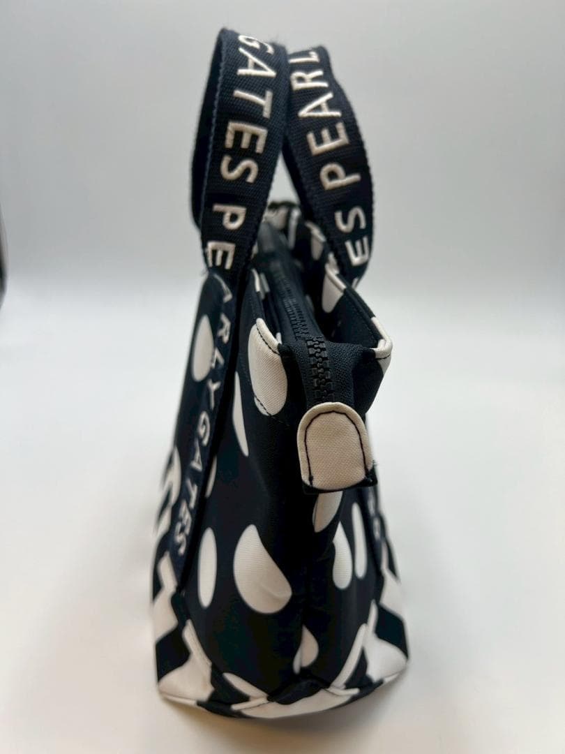 【美品】パーリーゲイツ　カートバッグ　ゴルフバッグ　ドット　ネイビー