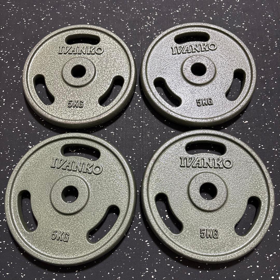 IVANKO ペイントEZグリッププレート 5kg 4枚セットΦ28mm ③