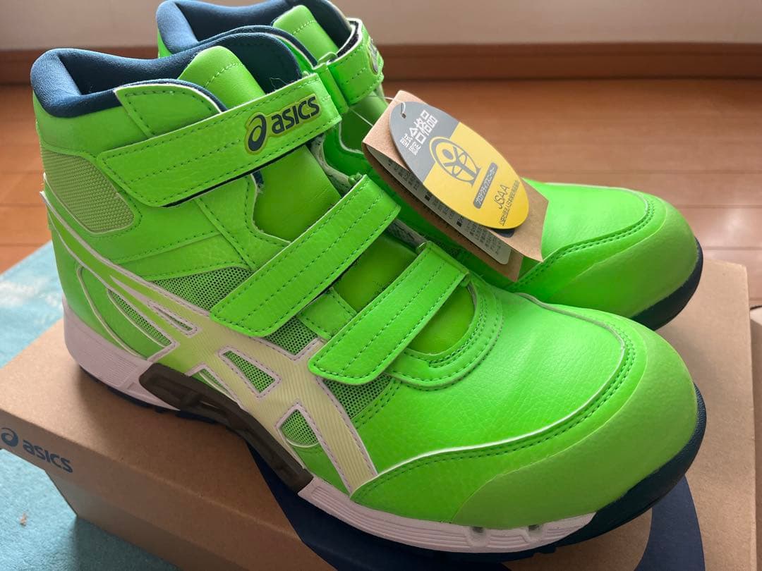 安全靴　asics CP308AC 未使用品　27.0 グリーン