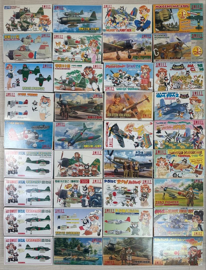 未組立 1/144 プラモデル SWEET 36個 PRESENTS有 ※r2※