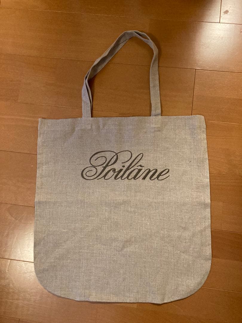 （希少）Poilane ポワラーヌ 刺繍入 リネン バッグ