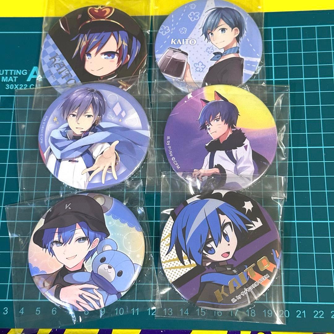 ボーカロイド初音ミク　ボカロ　KAITO ビッグ缶バッジ　まとめ売りセット