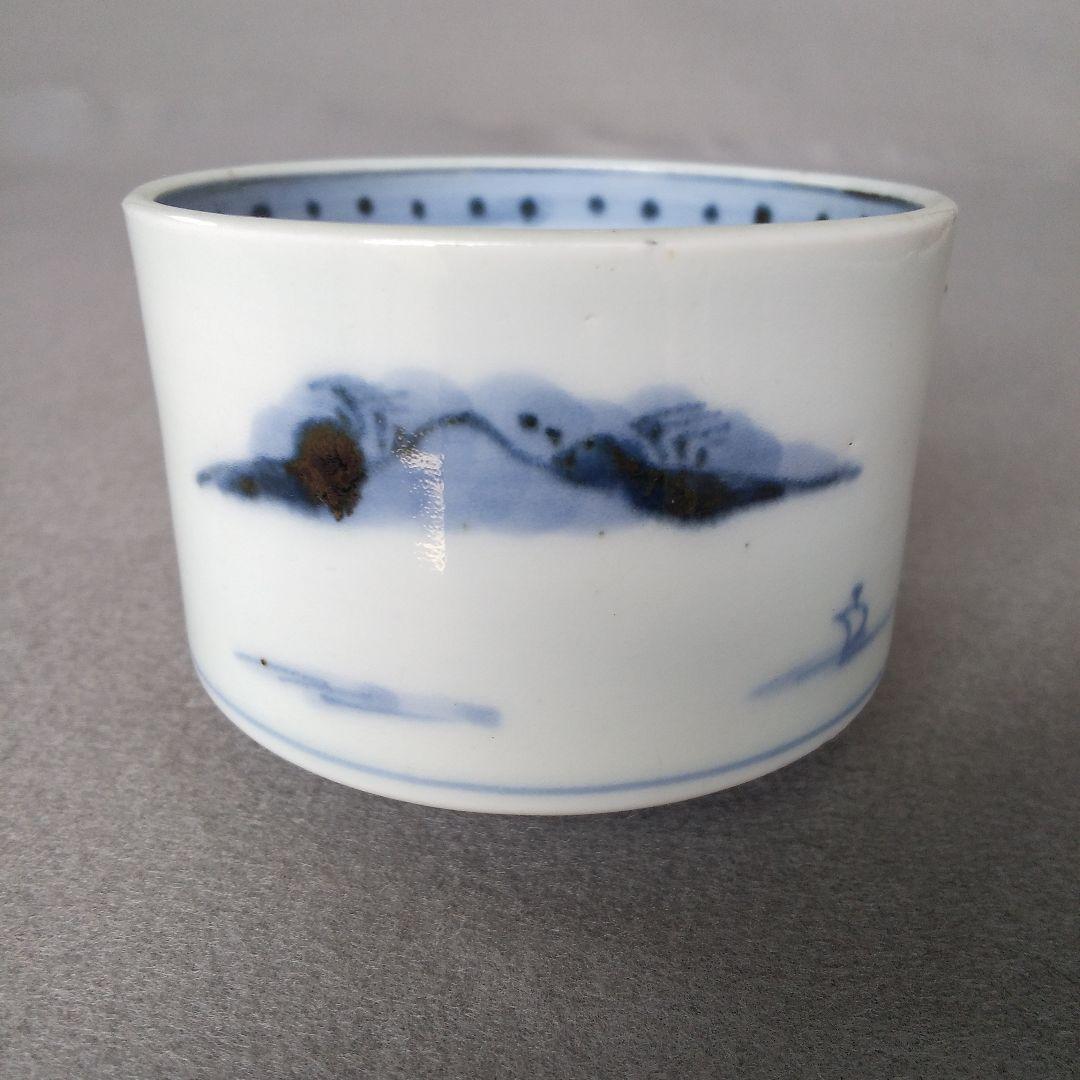 古伊万里蕎麦猪口　蕎麦猪口　古伊万里半筒蕎麦猪口　古伊万里