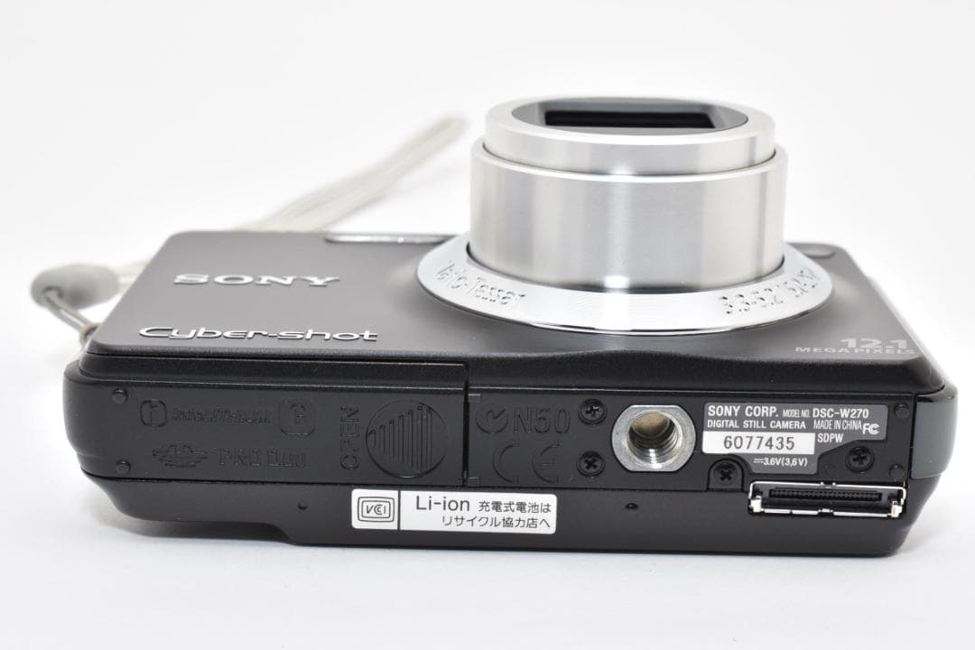 《 美品 》 ソニー　SONY Cyber-shot DSC-W270 ブラック