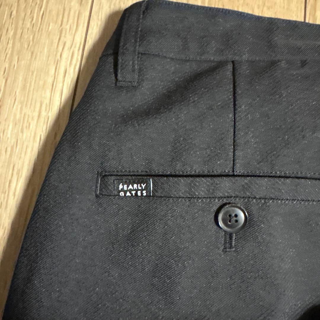 【美品】PEARL Y GATES ブラックパンツ スリムフィット