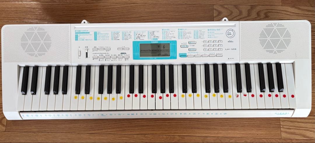 カシオ61鍵盤 電子キーボード LK-128 光ナビゲーション