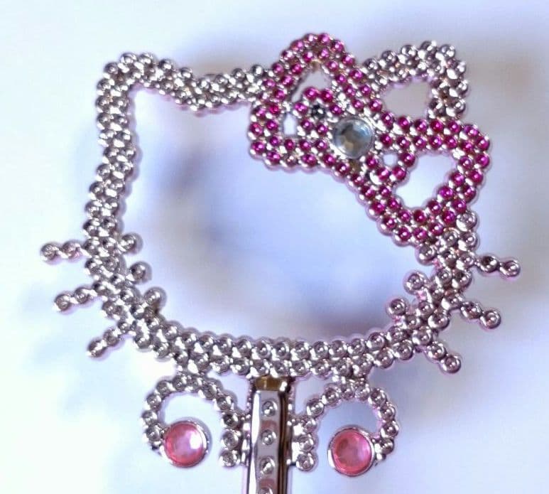 ハローキティ 杖 ステッキ キラキラ ラインストーン ピンク 平成レトロ