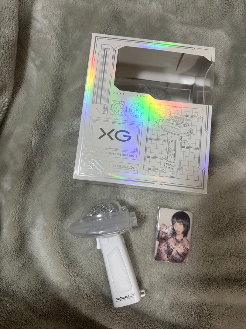 XG officialペンライト　トレカ付き