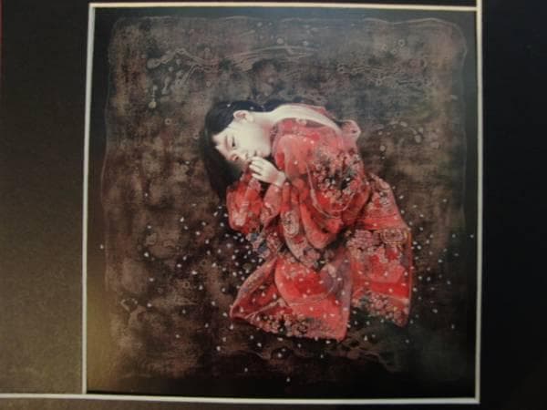 智内兄助、kyosuke、落花、新品額装付、画集画、状態良好