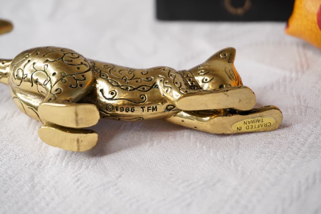 Franklin Mint Curio Cabinet Cats 9体セット