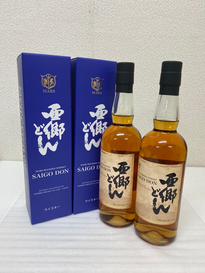 3-3221 マルスウイスキー 西郷どん SAIGO DON 700ml 2本