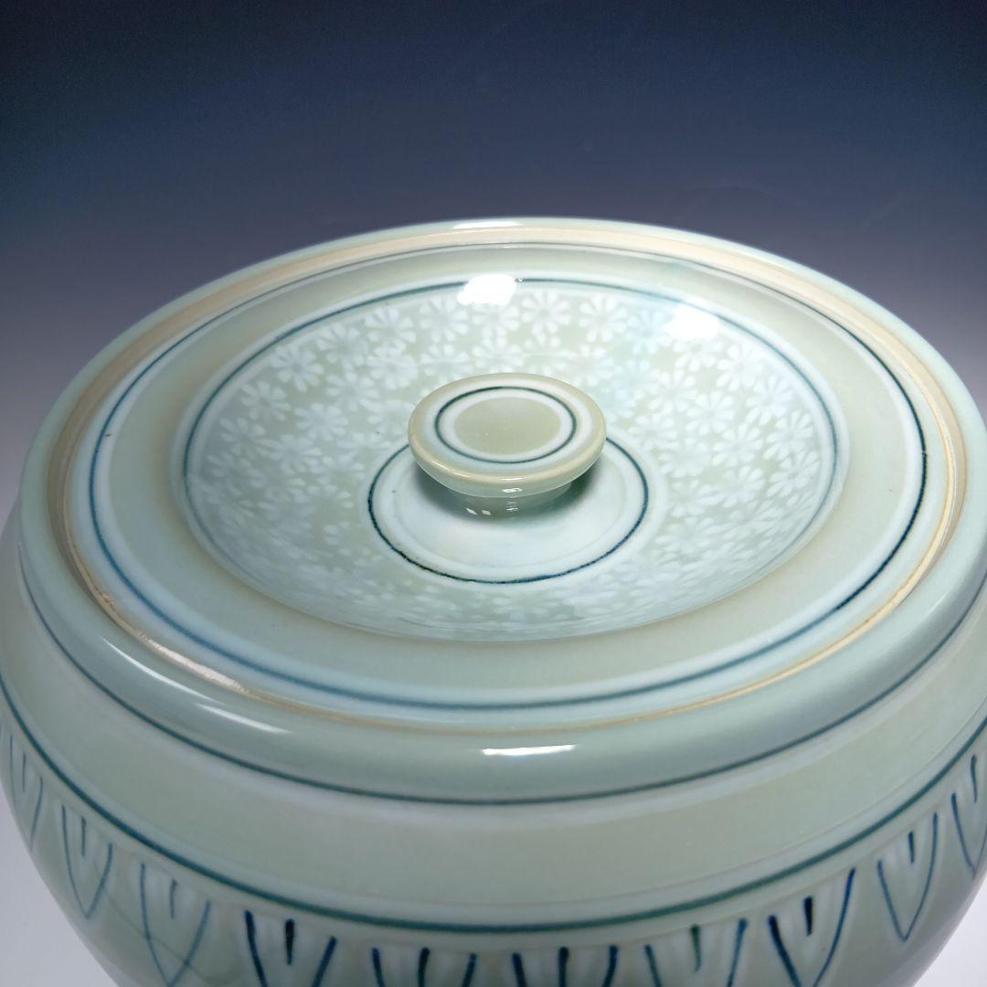 茶道具　手塚祥堂　高麗青磁皆具一式　 美品　共箱