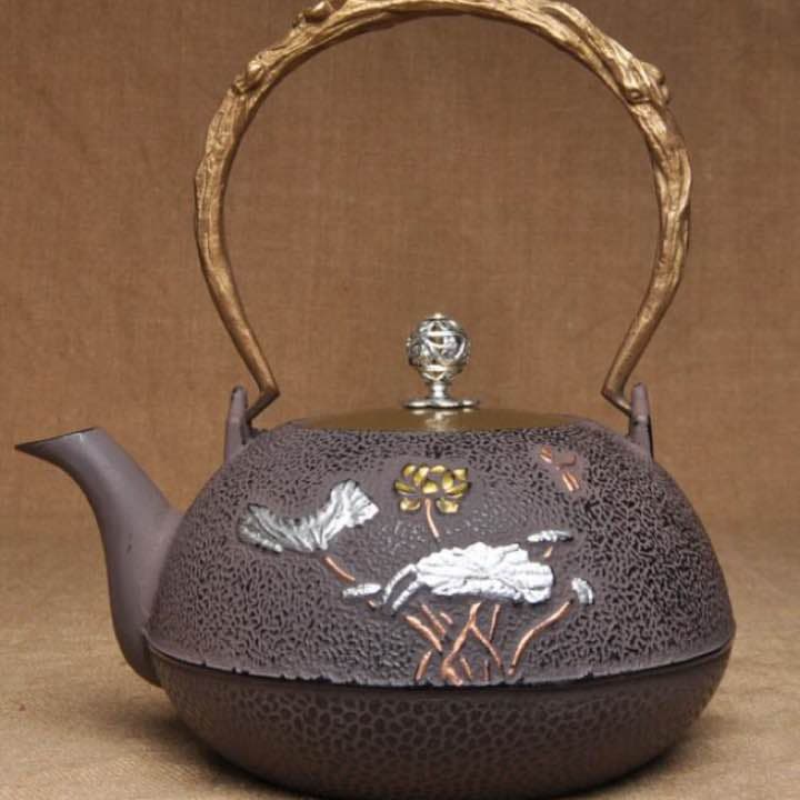 鉄器 急須 伝統工芸 手作り 鉄分補給 鉄瓶　DMT066