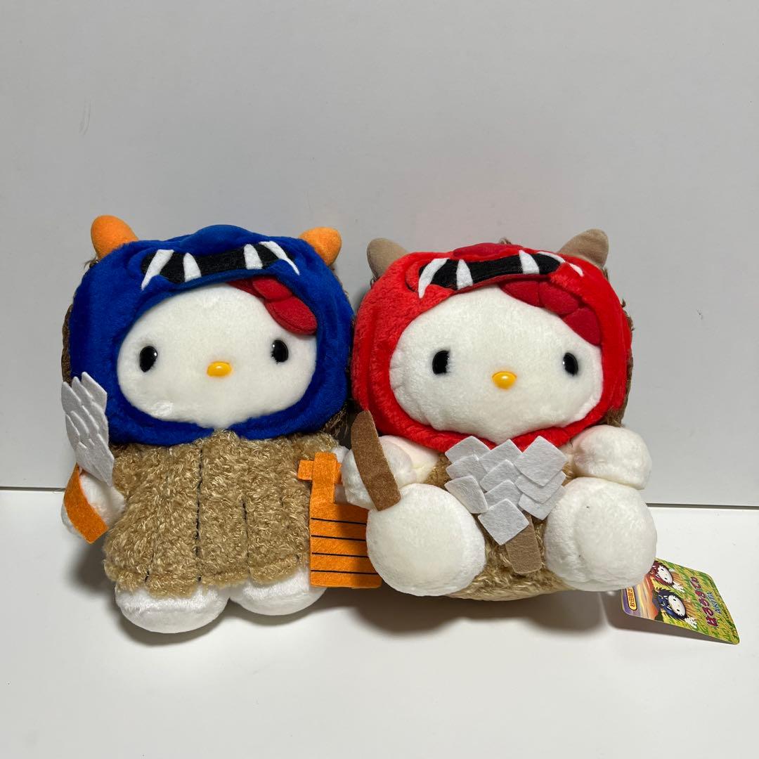 はろうきてぃ ぬいぐるみ２個セット 秋田 サンリオ レア 2001年