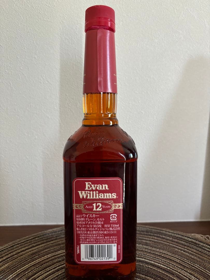 エヴァンウィリアムス　12年　EvanWilliams 12 Years
