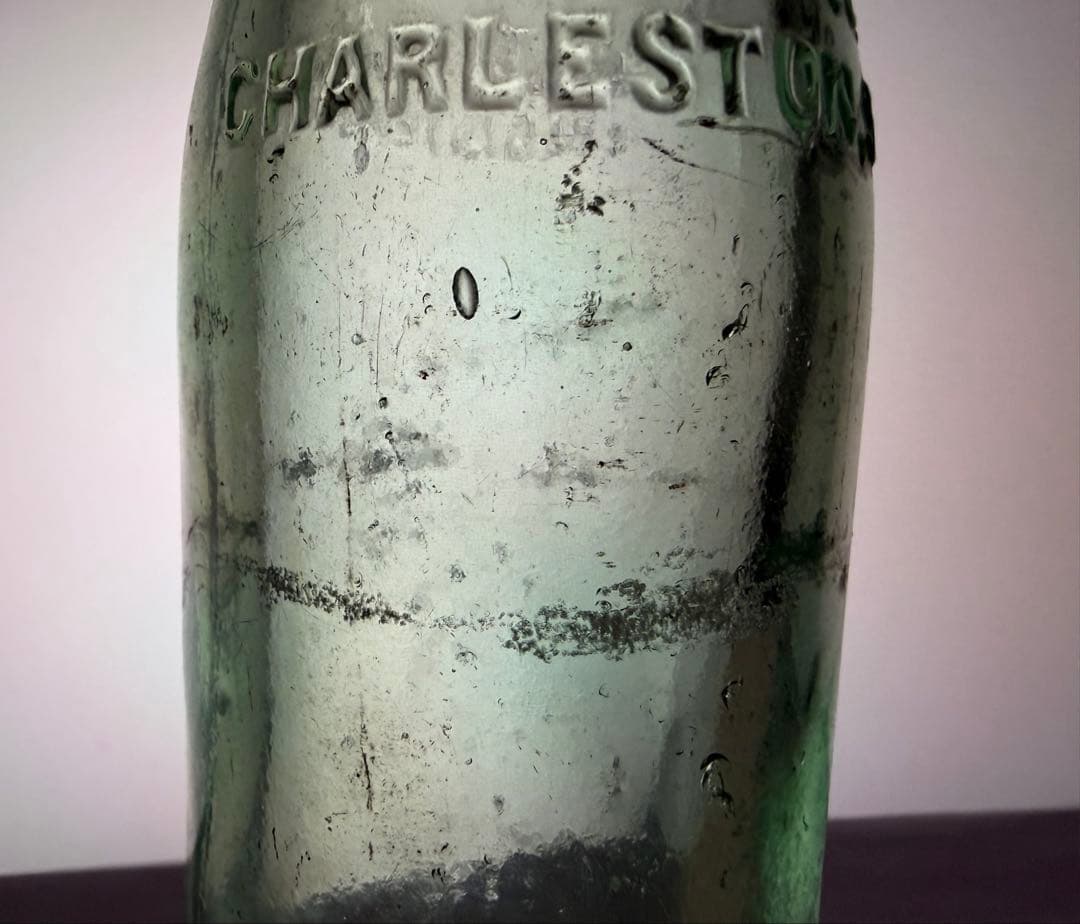 D1 レア 1904-5年製 コカコーラ ボトル Charlston,S.C 瓶