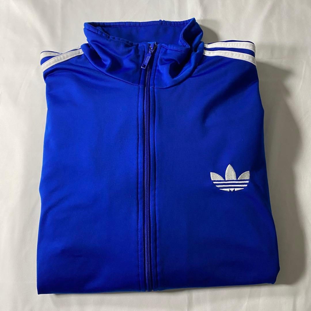 00s Adidas Track Jacket Blue ジャージ