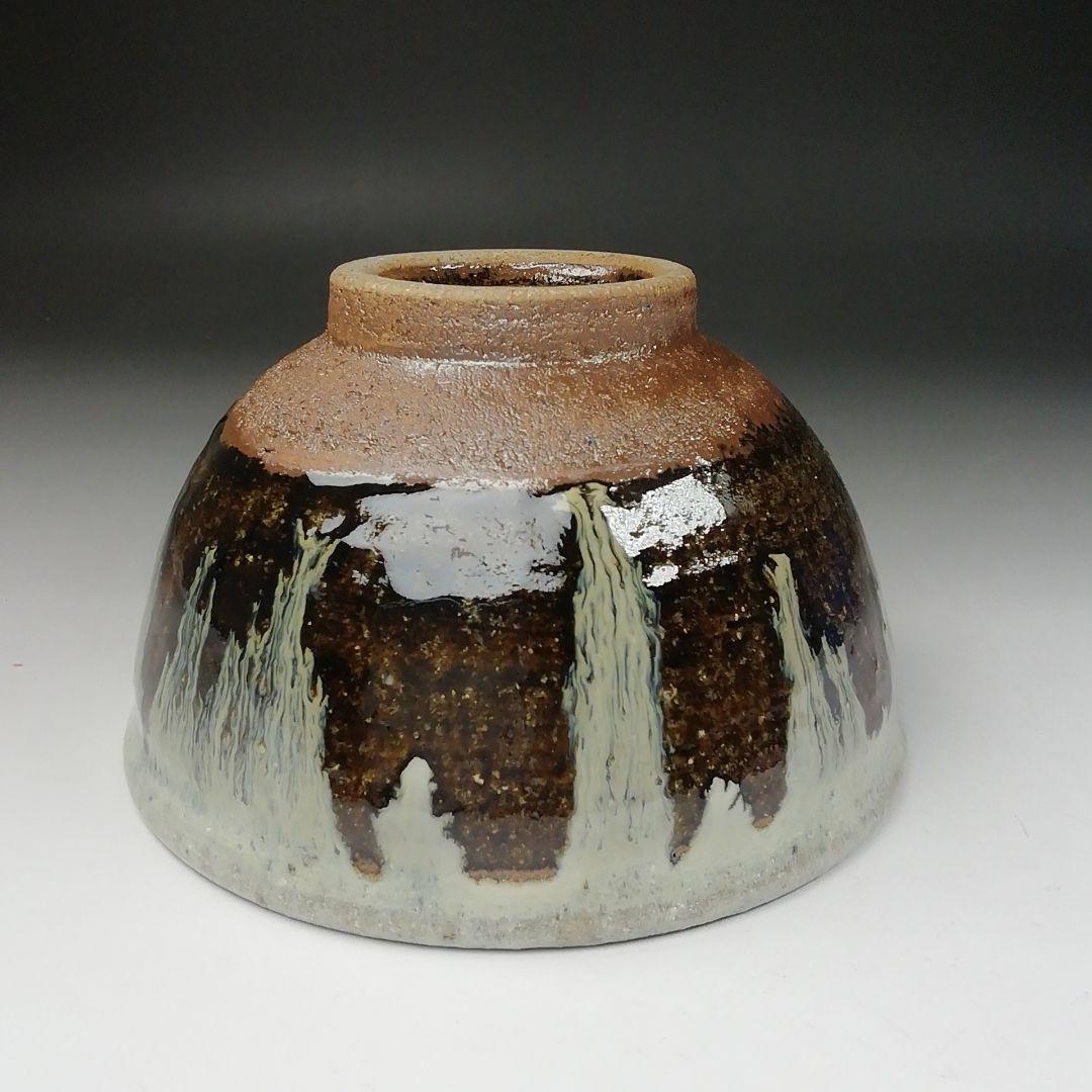 Ｔ４８７　茶碗　『唐津　茶碗』『日在窯　鶴田豊己 作』　共箱　抹茶碗　茶道具