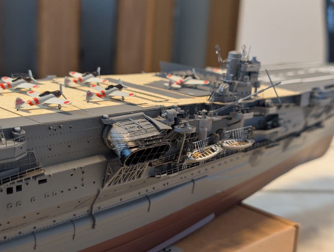 旧 日本海軍 航空母艦　加賀　1/350スケール完成品
