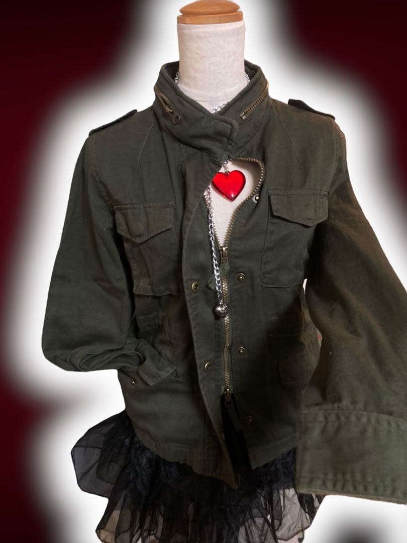 00s当時物ミリタリーy2k平成ギャルカーキフェアリーグランジロックNANA古着