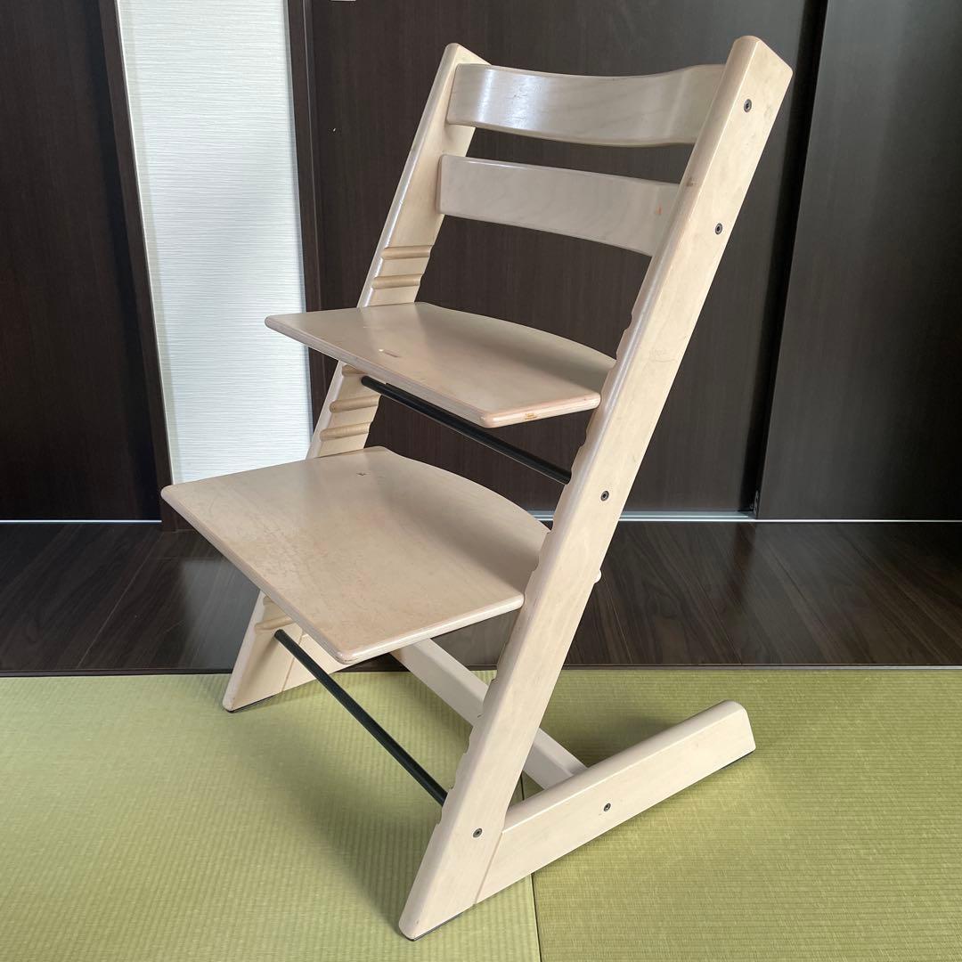 【人気色！】ストッケ トリップトラップ ナチュラル ビーチ材 ベビーチェア