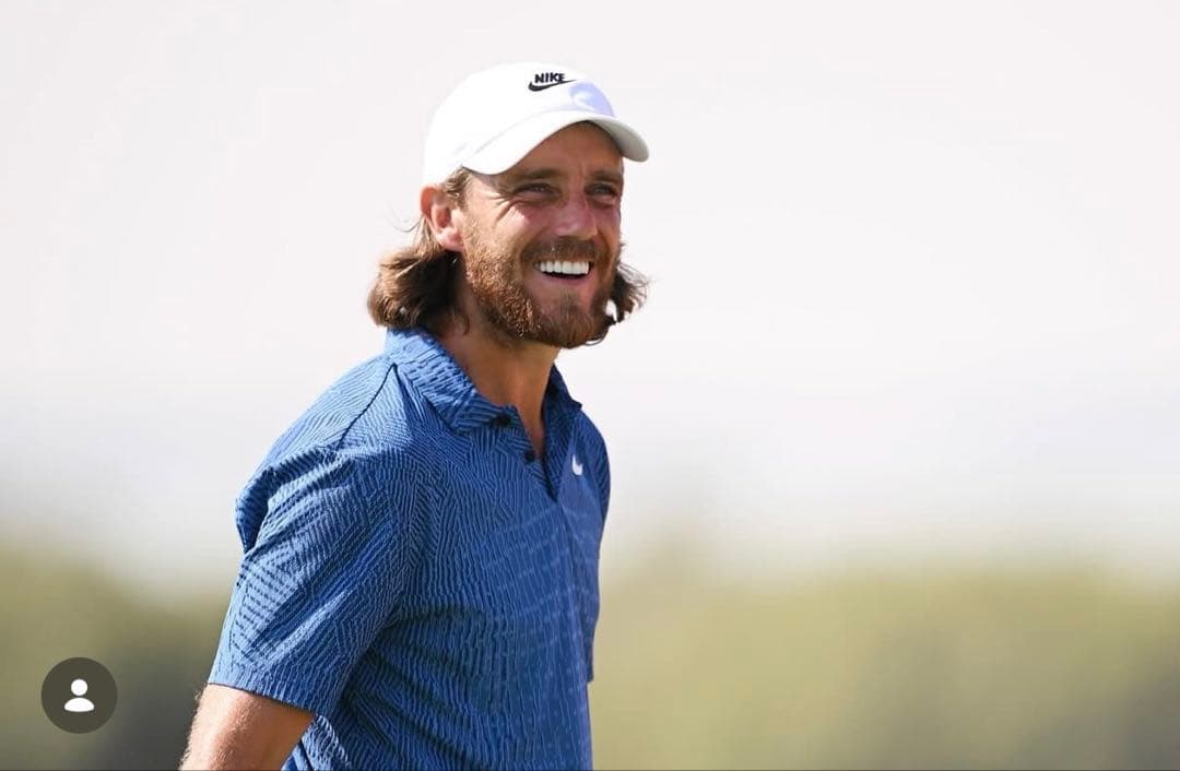 Nike DRI-FIT ブルー ポロシャツ