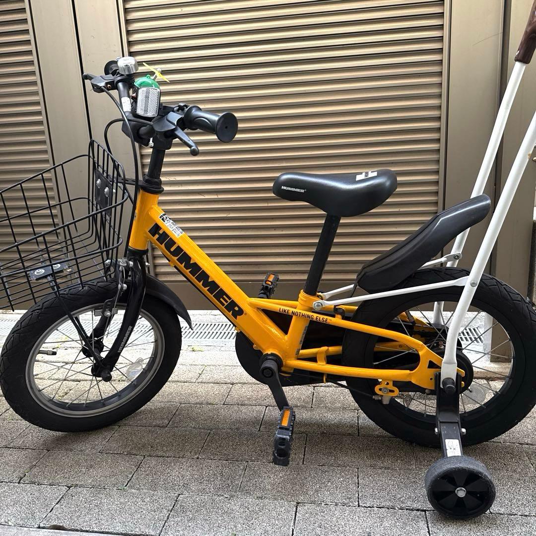 HUMMER ハマー 自転車 14インチ 補助輪付き