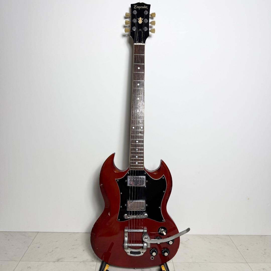 希少 Emperador SG Bigsby タイプ搭載 70年代 日本製 春日