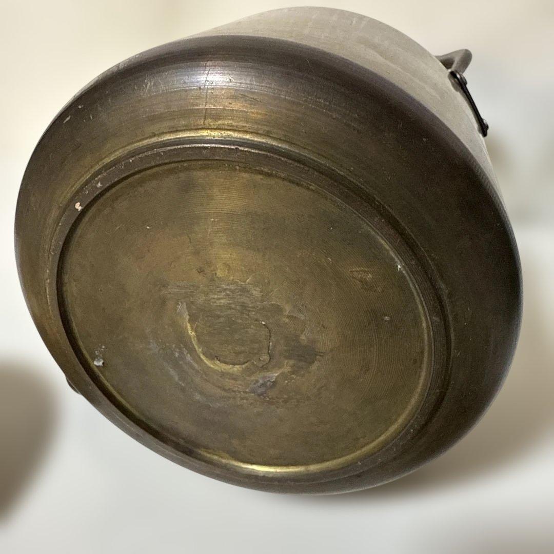 レトロ アンティーク 銅製やかん ヤカン 山西造船鉄工所 ずっしり重い2kg超