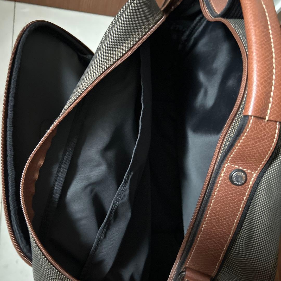 ★美品「LONGCHAMP・ロンシャン」、ショルダーボストンバッグ（キャリーオン