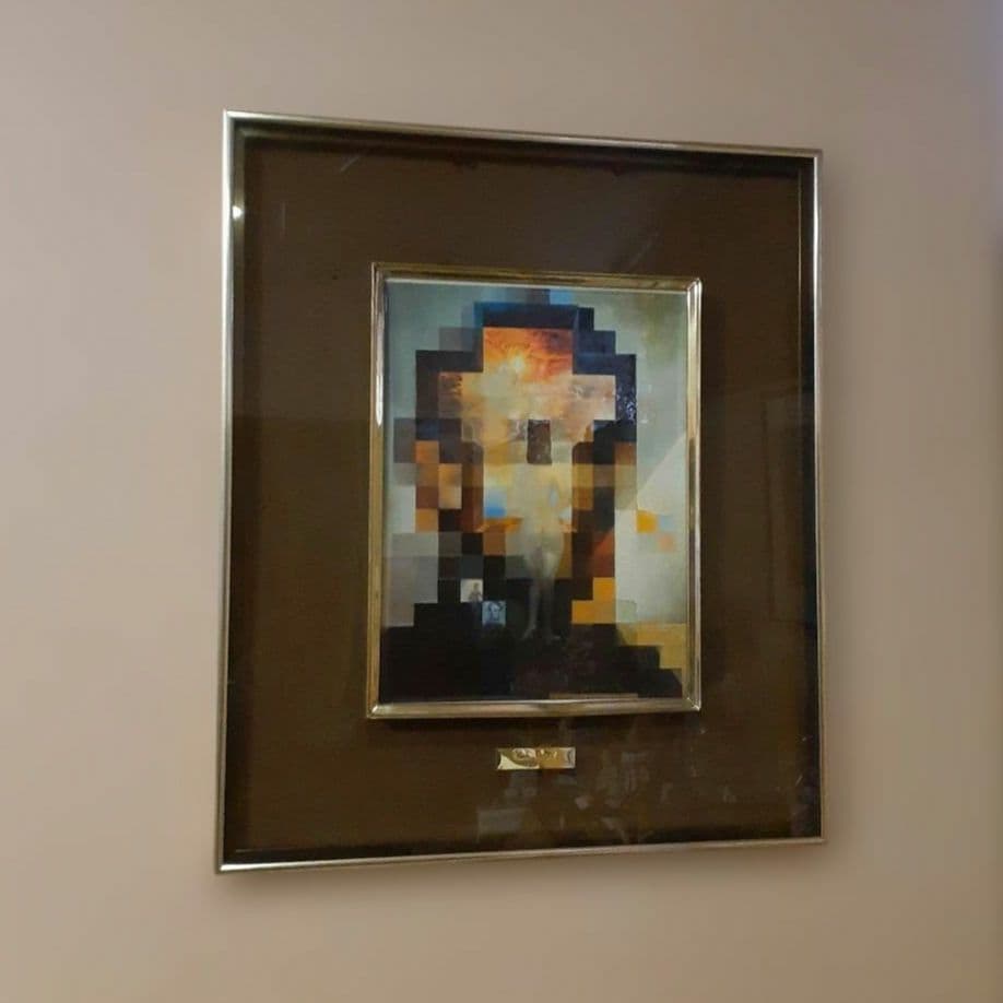 サルバドール ダリ　リンカーン/地中海を見つめるガラ