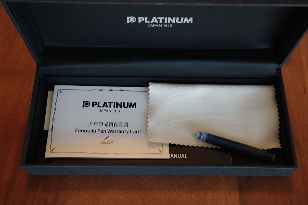 Platinum プラチナ万年筆 銀無垢 PTS-5000 新品 太字