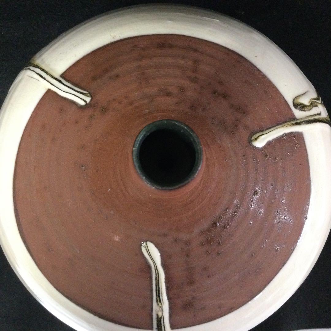 墨流壷 花器 近藤豊作 花瓶 供箱 L195