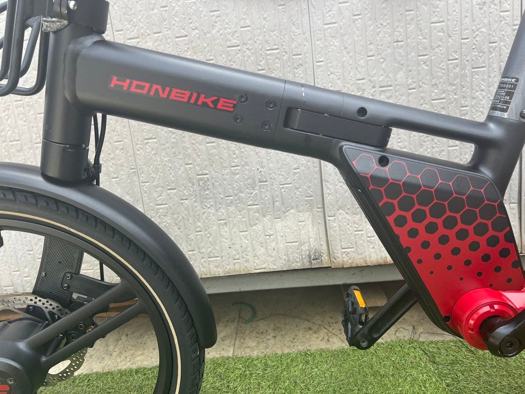 HONEBIKE ホンバイク　チェーンレス　折りたたみ　電動アシスト自転車